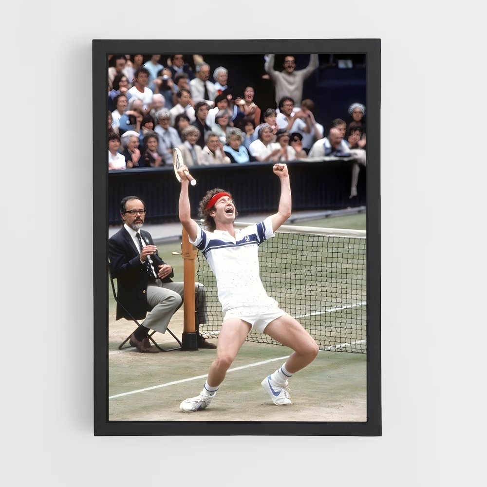 Poster John mcenroe – affiche Tennis (vue 2)